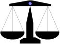 [Grafik: Eine Waage der Gerechtigkeit]