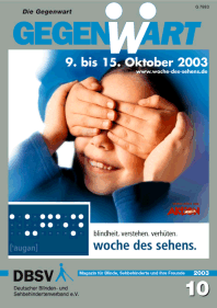 Das Plakat zur Woche des Sehens 2003