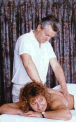 Masseur bei der Arbeit